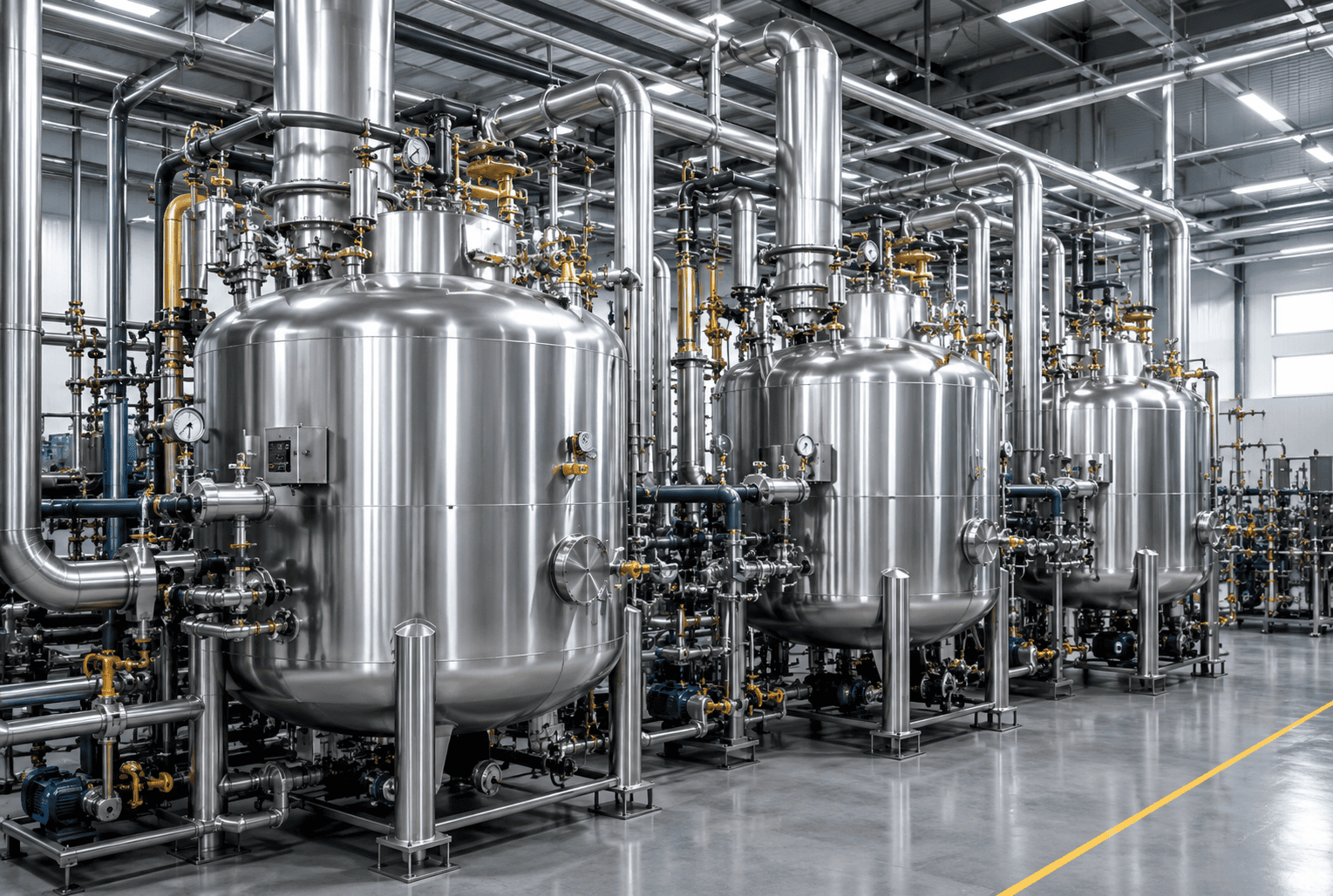 Stainless steel reactors